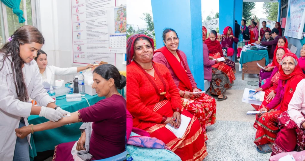 गुल्मीको ‘कर्णाली’ मालिकामा दुई दिने निःशुल्क महिला स्वास्थ्य शिविर सम्पन्न: २७८ जनाले लिए सेवा