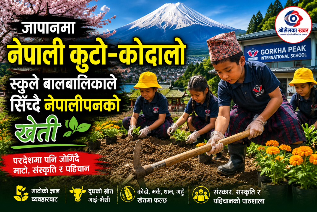 रिपोर्टरको डायरी : जापानमा नेपाली कुटो–कोदालो , बालबालिकामा बालिदै स्वदेशी मौलिकताको दियो